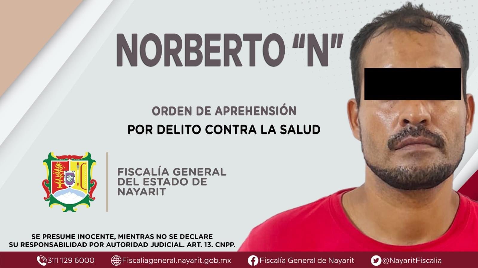 Orden de aprehensión a Norberto "N"