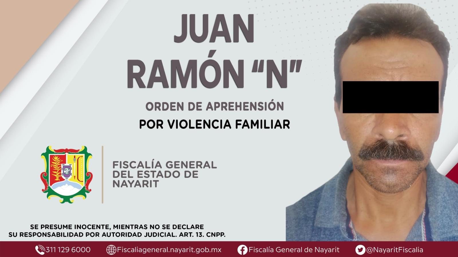 Orden de aprehensión para Juan Ramon "N"