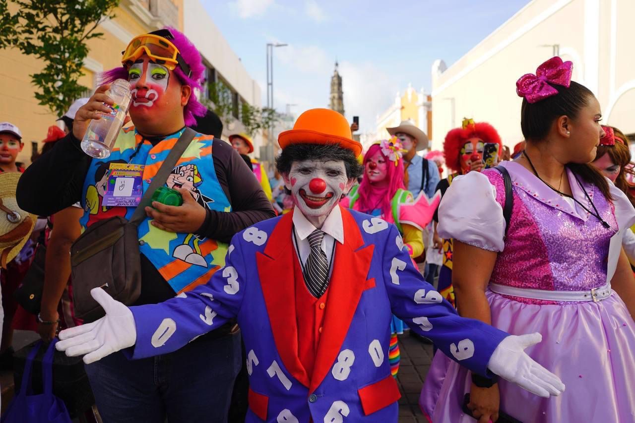 Payaso en las calles Tepic