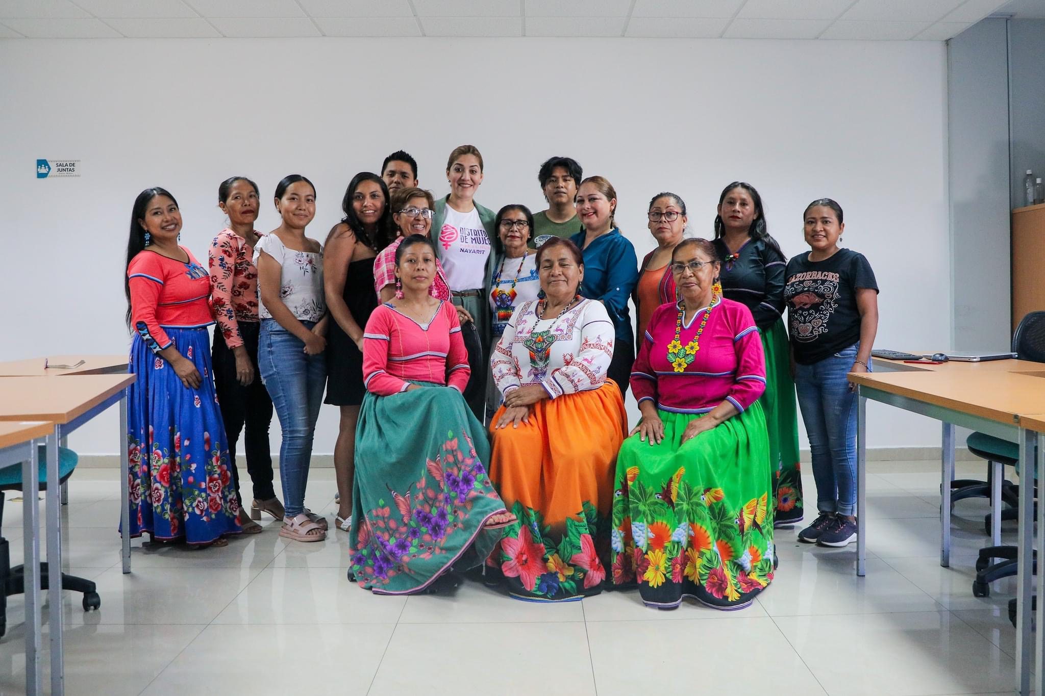 Personas de pueblos artesanos