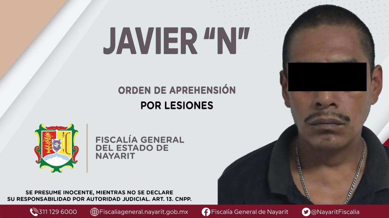 Orden de aprehensión a Javier "N"