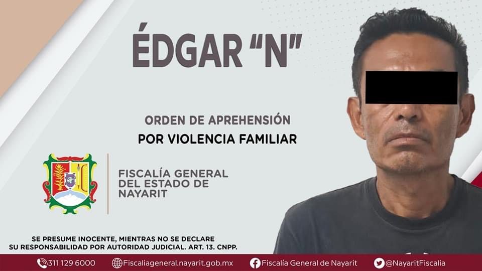 Orden de aprehensión a Édgar "N"