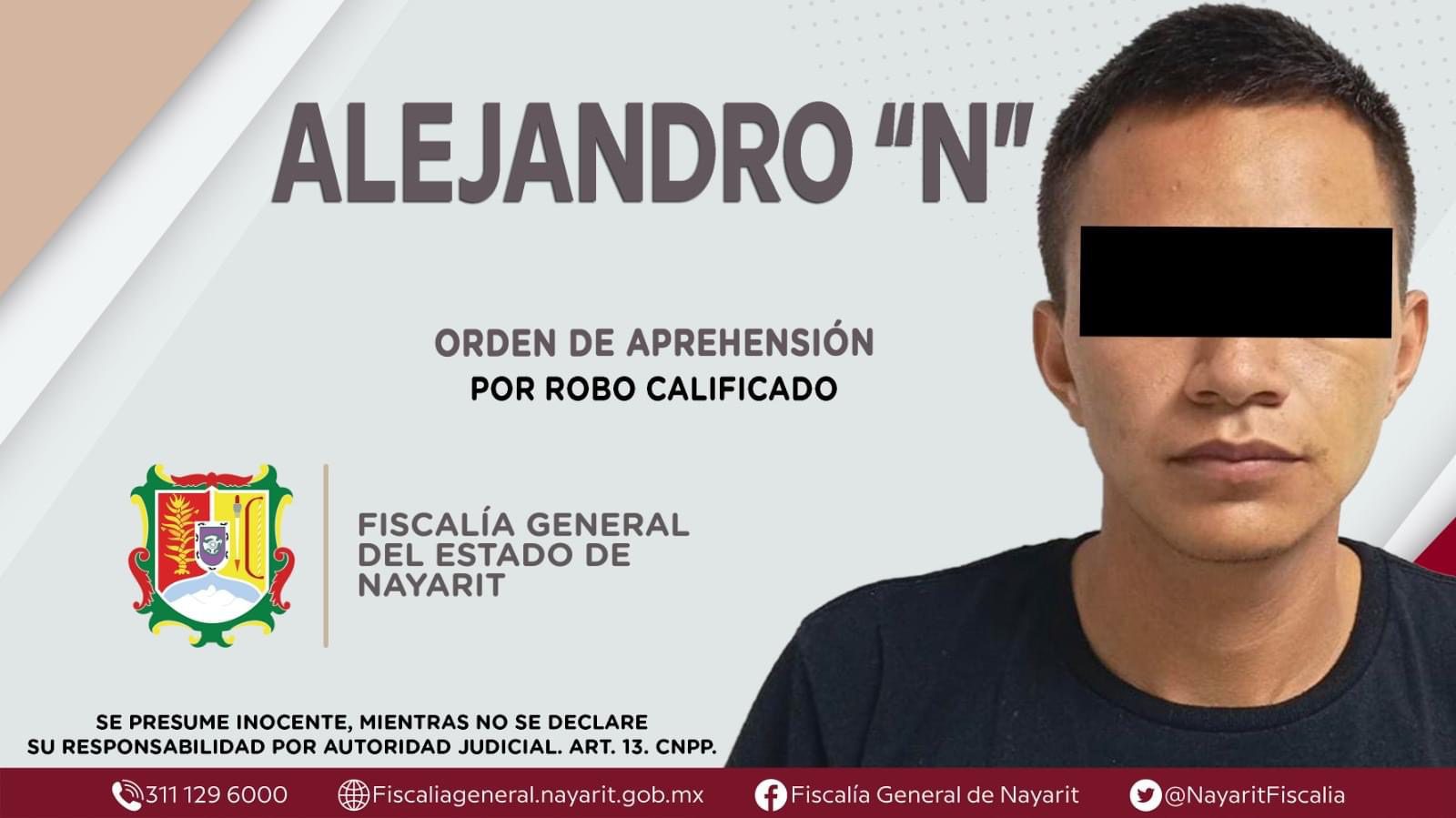 Orden de aprehensión de Alejandro "N"