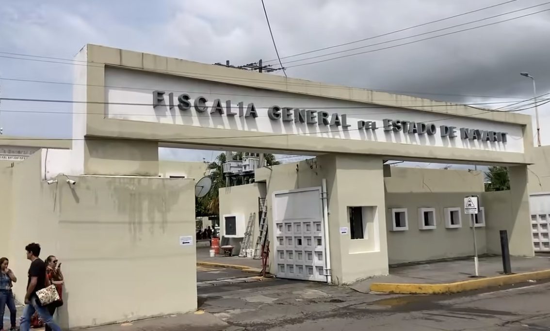 Fachada de la Fiscalía General del Estado de Nayarit