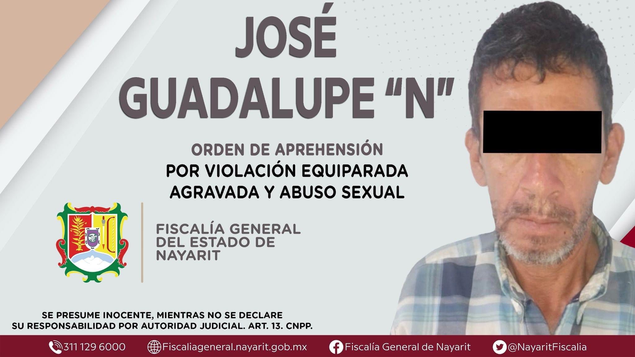 Orden de aprehensión de José Guadalupe "N"
