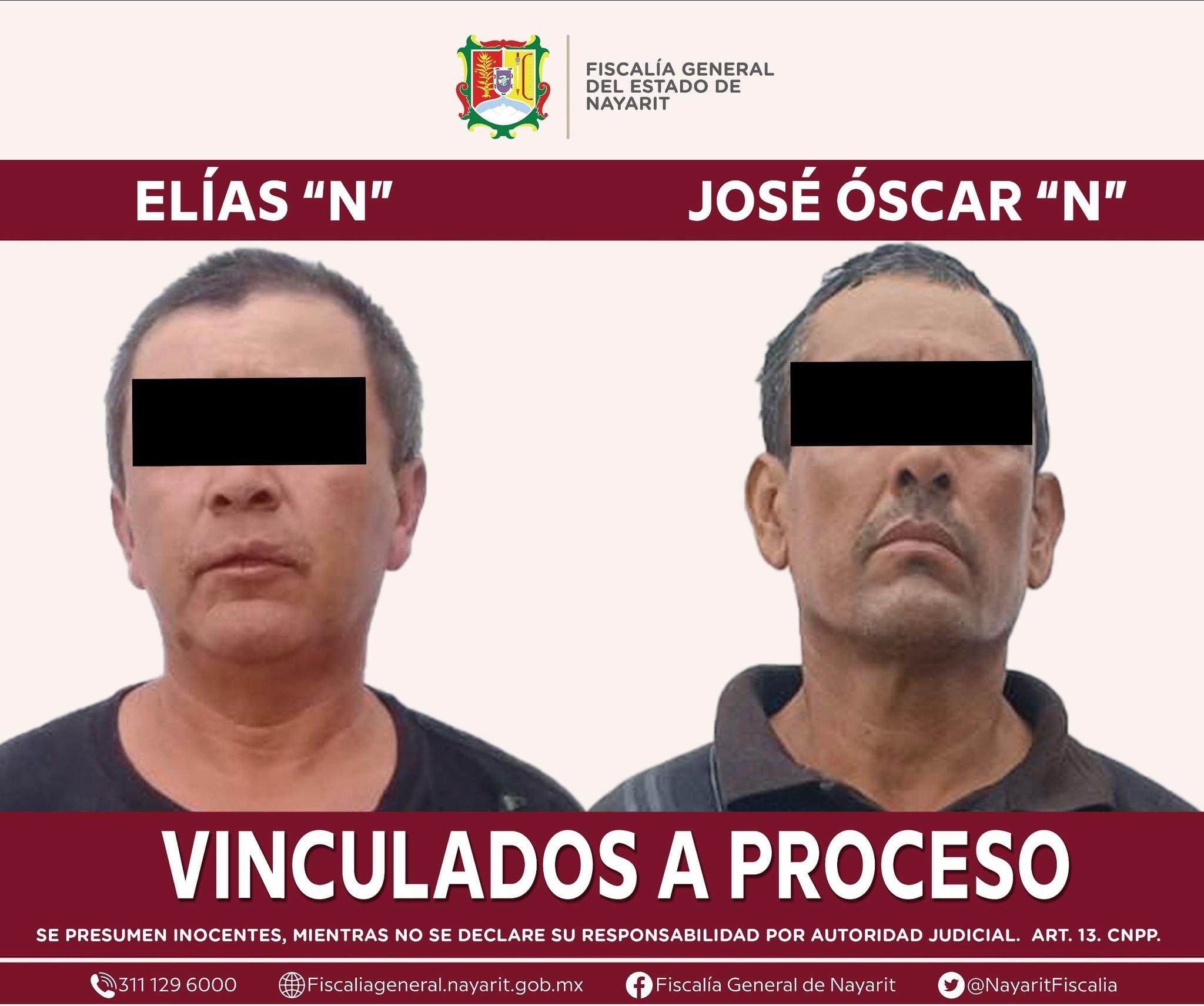 Elías “N” y José Òscar “N”