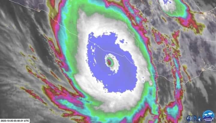Huracán Otis desafía las predicciones meteorológicas