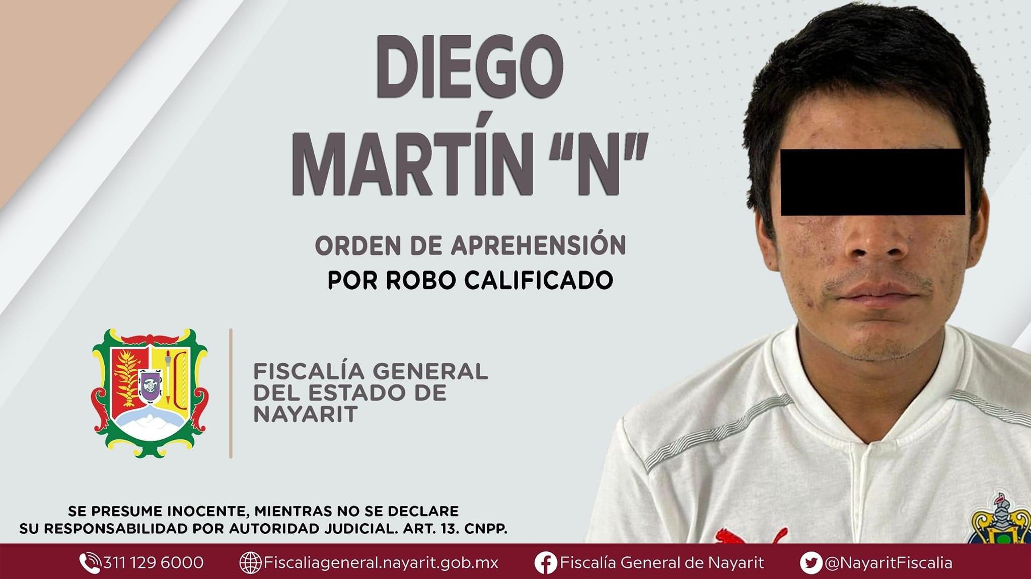 Aprehendido por su probable participación en robo calificado