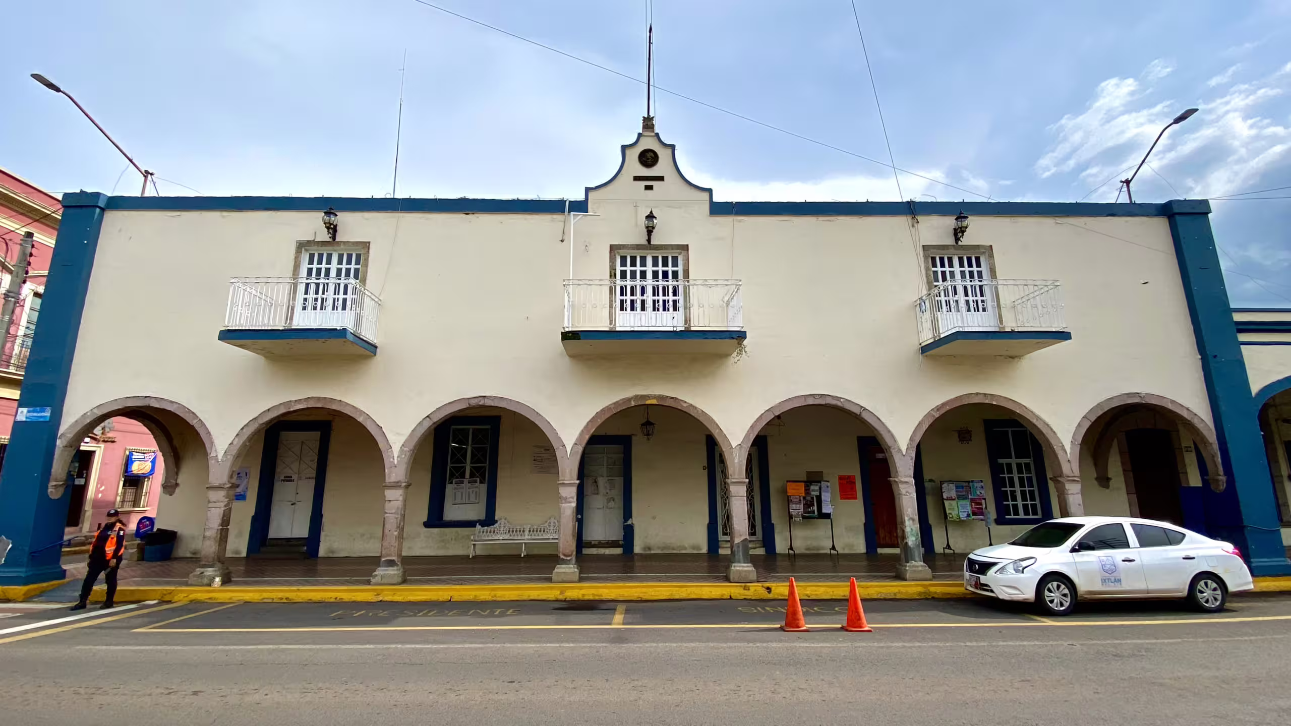 Fachada del ayuntamiento de Ixtlán del Río