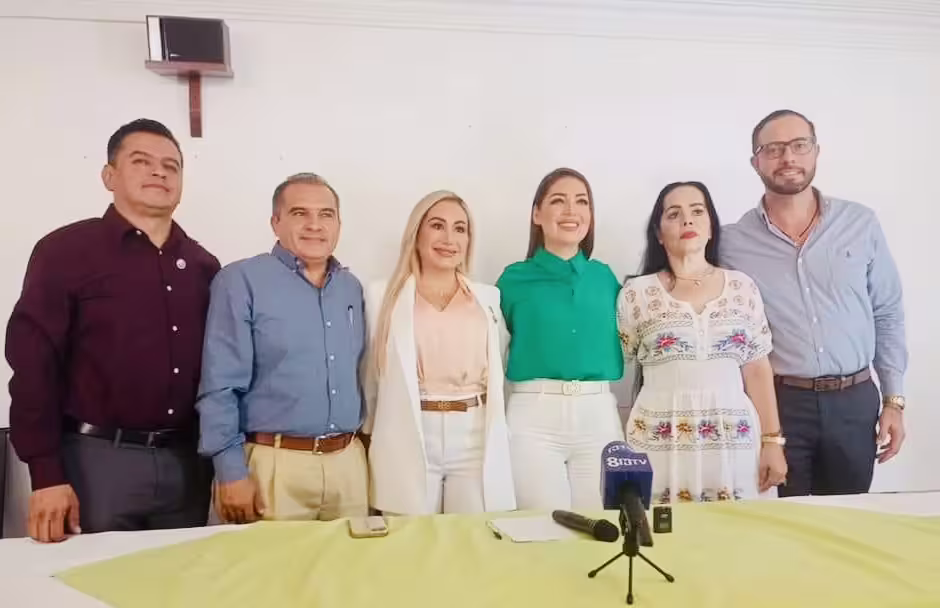 Directivos del Partido Verde en Nayarit