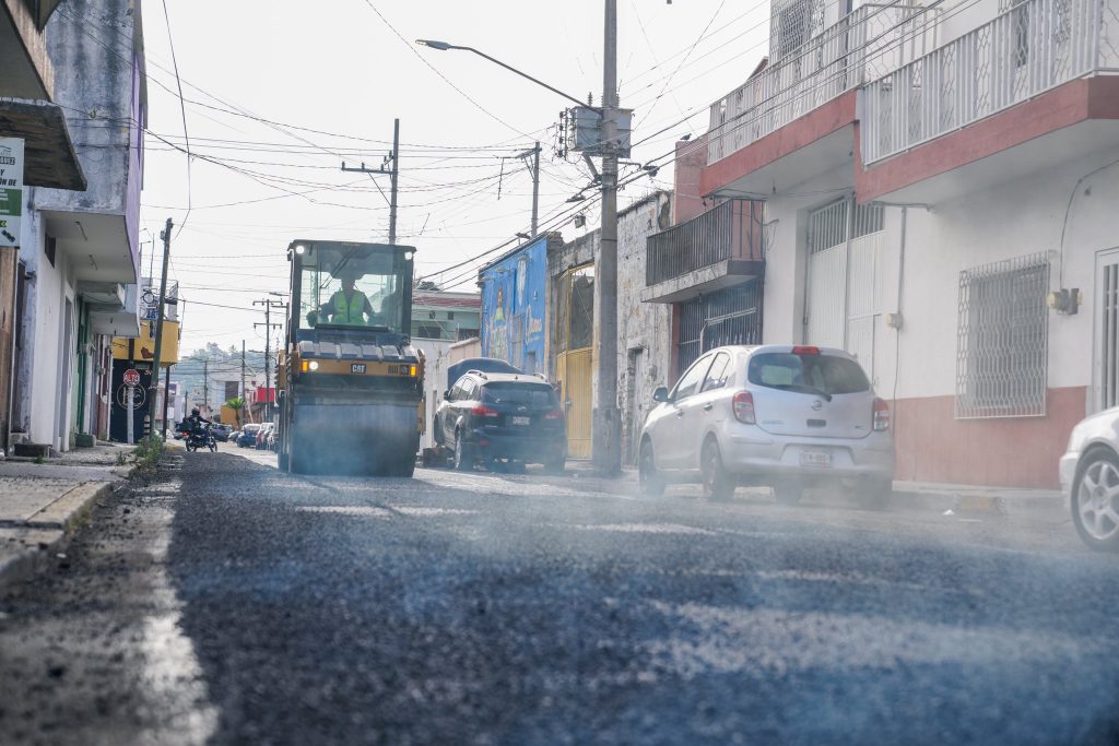 mantenimiento en la calle Bravo