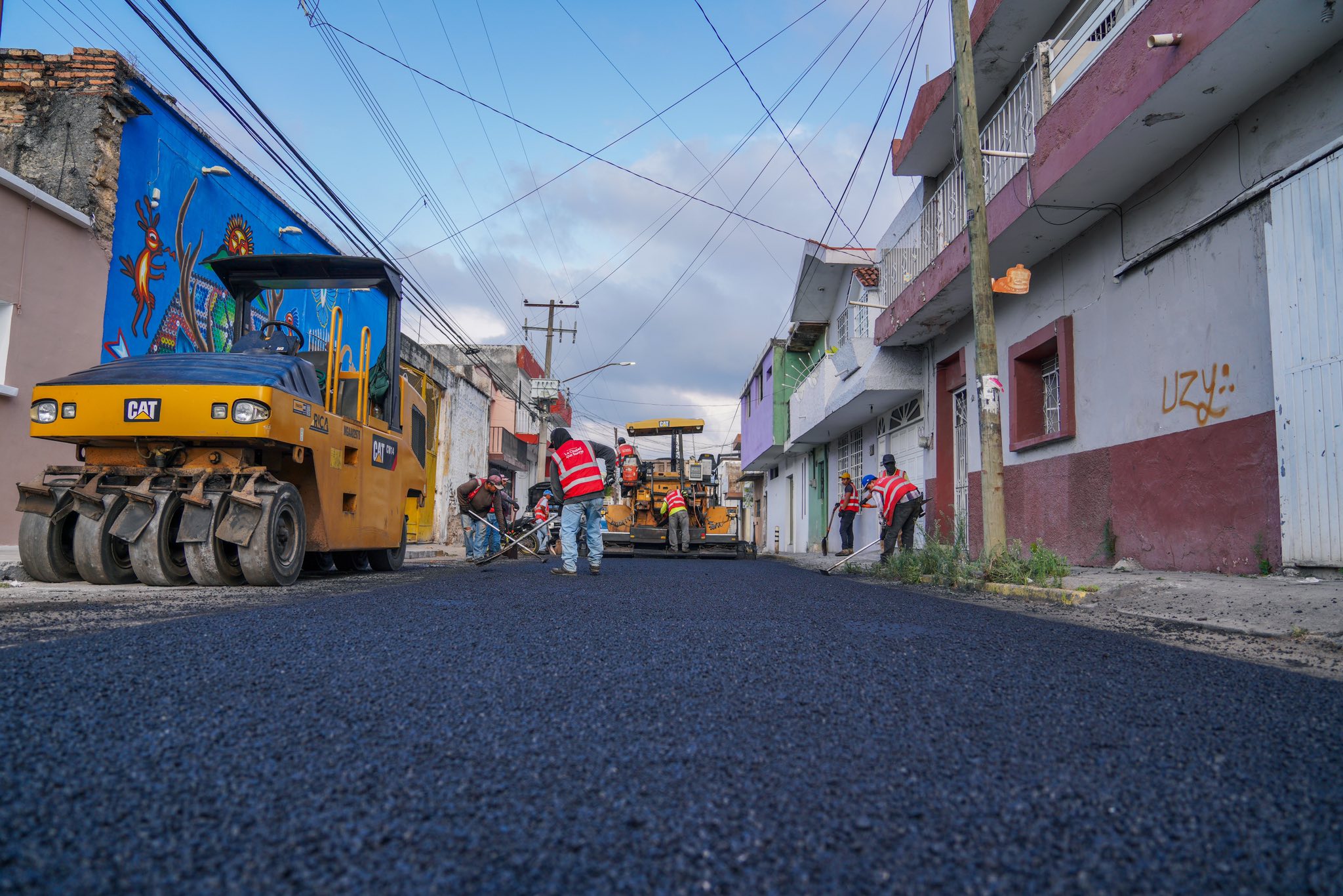 mantenimiento en la calle Bravo