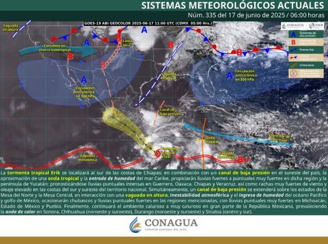 tormenta tropical Erick