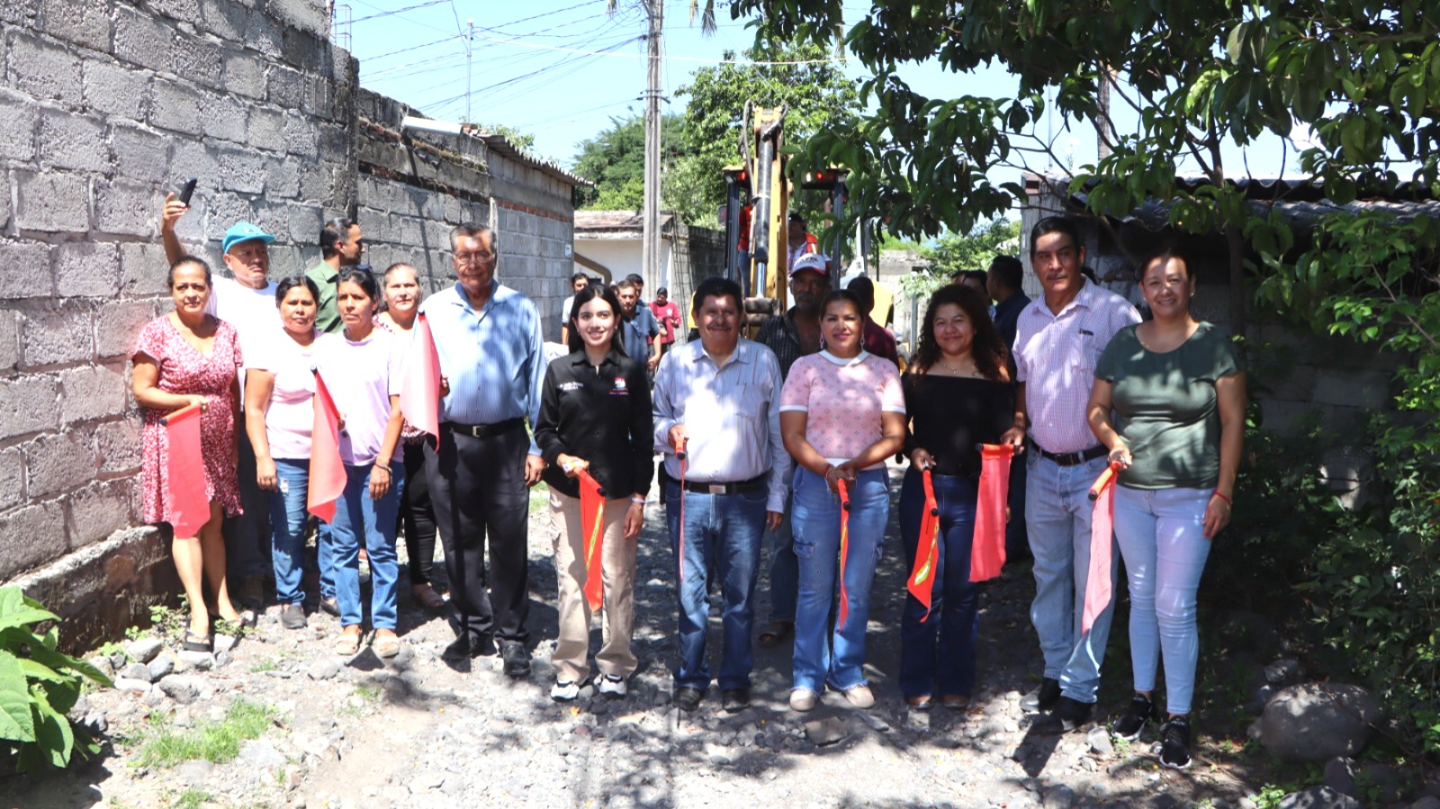 Rehabilitación calle Los Pinos Uzeta: inicia la transformación vial en Ahuacatlán