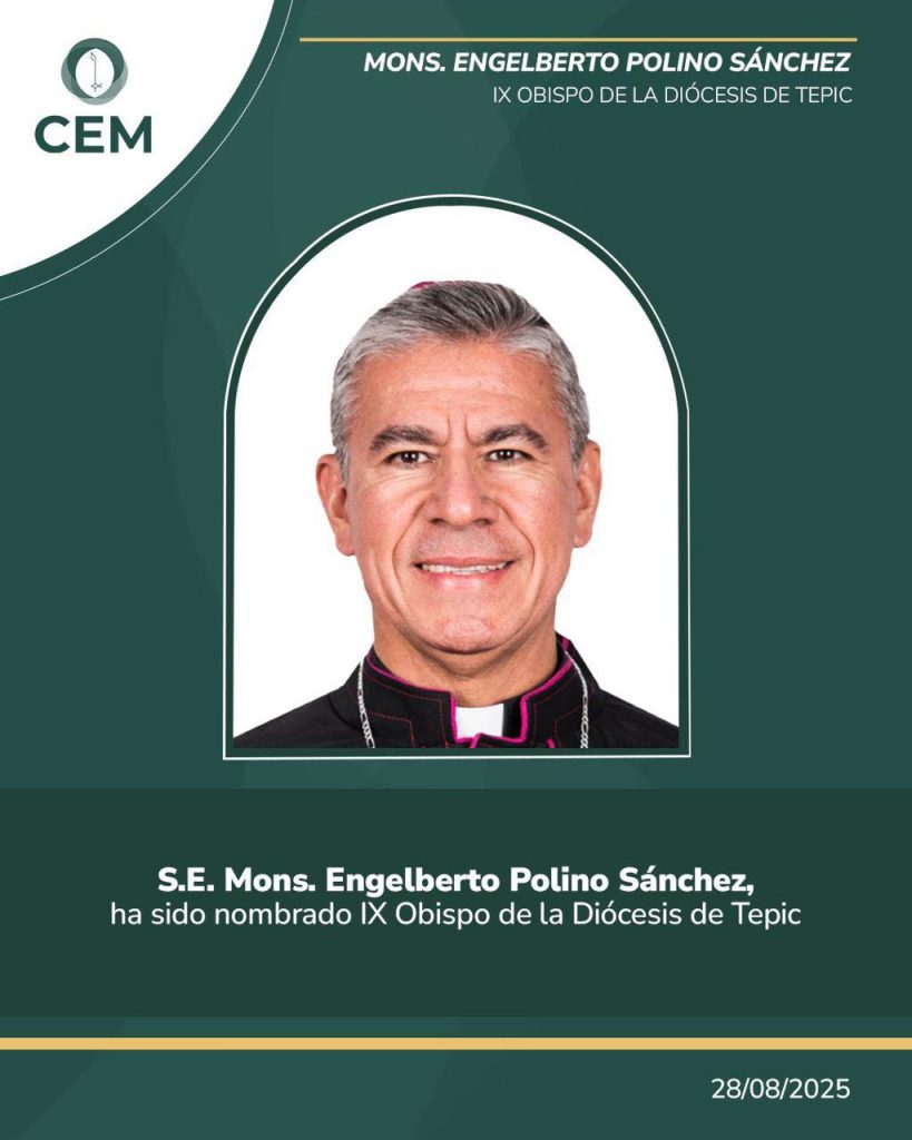 Nombramiento del nuevo obispo de Tepic marca una nueva etapa pastoral para la diócesis