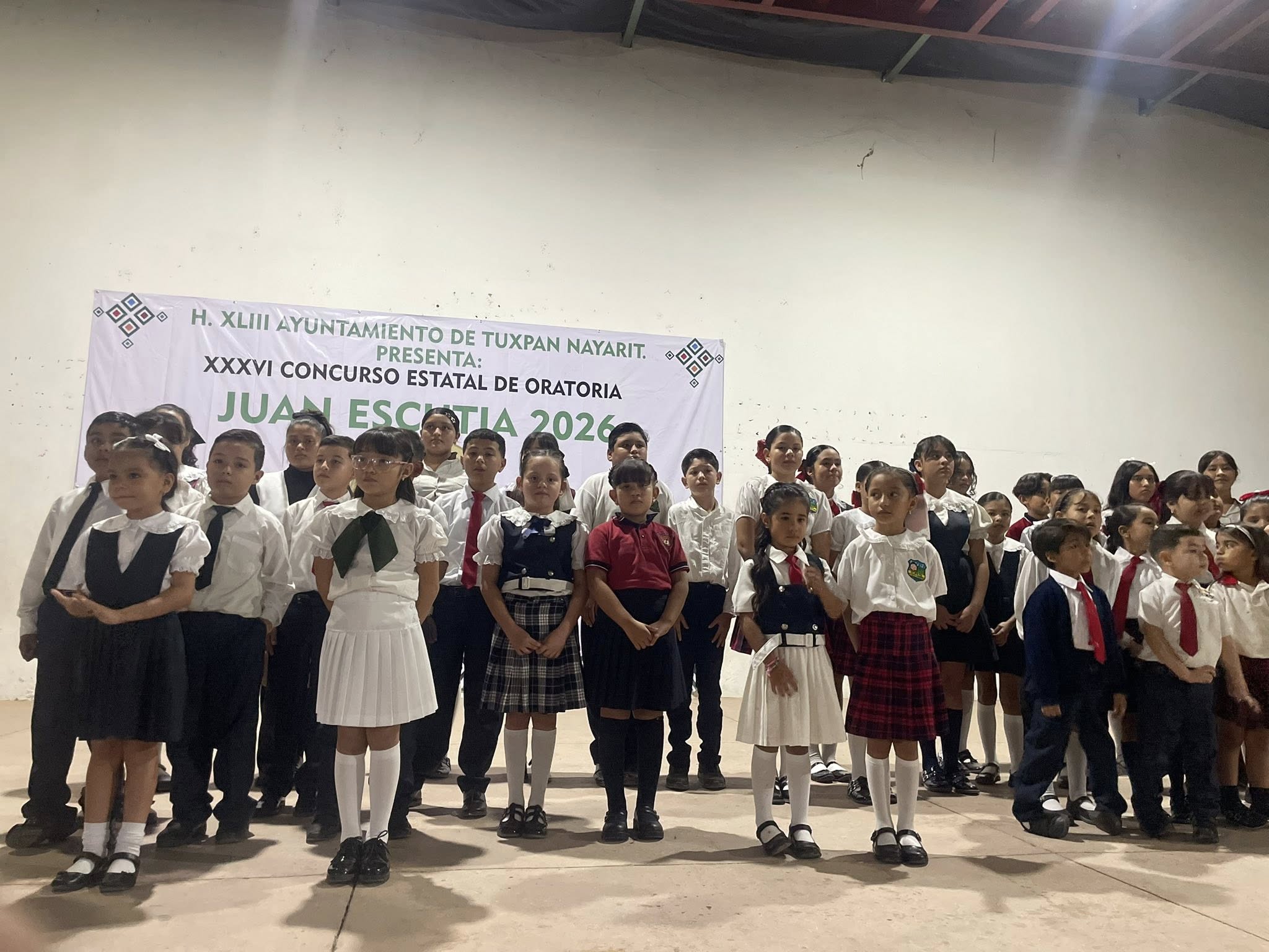 Tuxpan realiza la etapa municipal del XXXVI Concurso Estatal de Oratoria Juan Escutia 2026