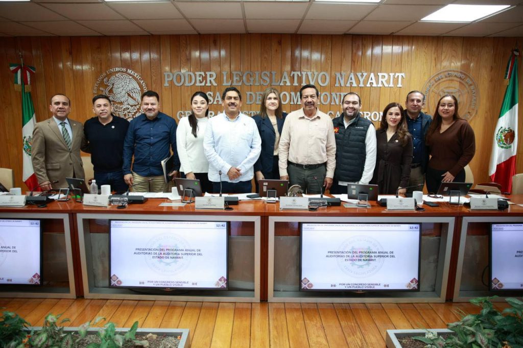 Presentan Programa Anual de Auditorías de la ASEN en la Comisión de Hacienda del Congreso de Nayarit