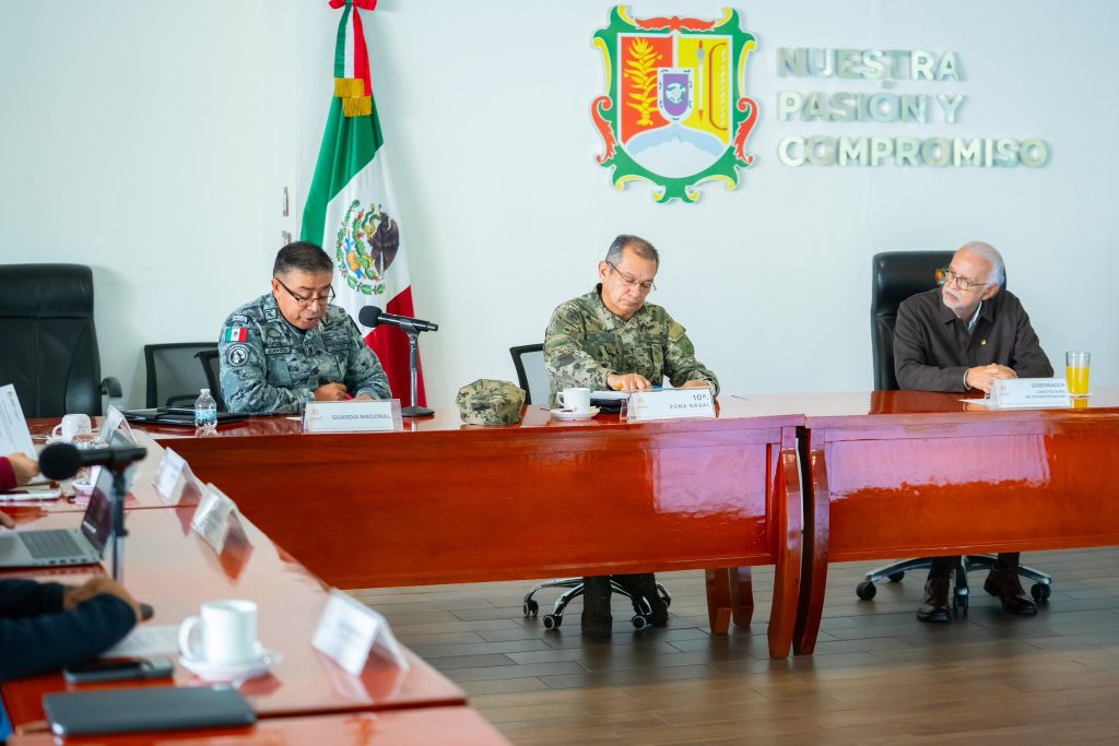 Revisan estrategias de seguridad en sesión de la Mesa Estatal de Construcción de la Paz