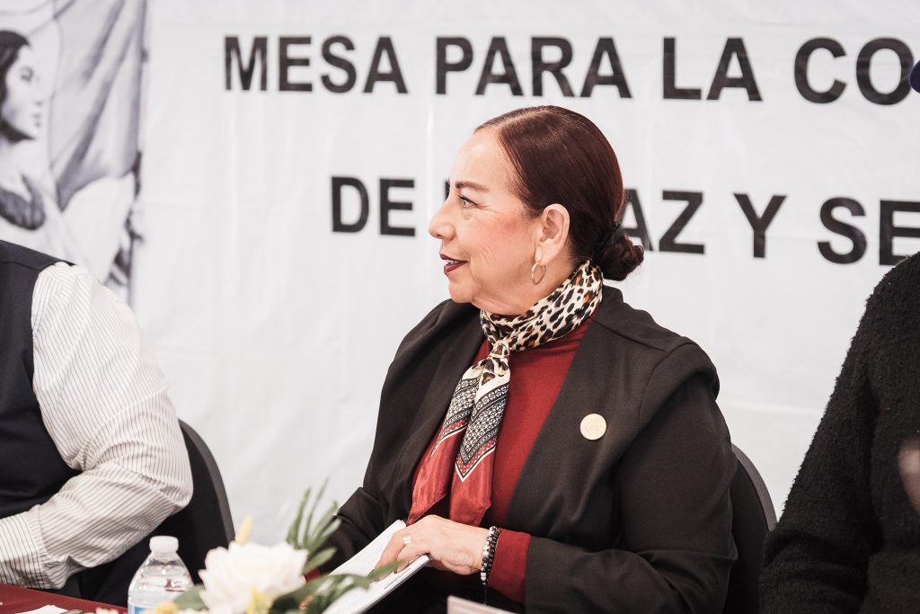 Anabel Guerrero participa en Mesa Regional de Construcción de Paz y Seguridad en Xalisco