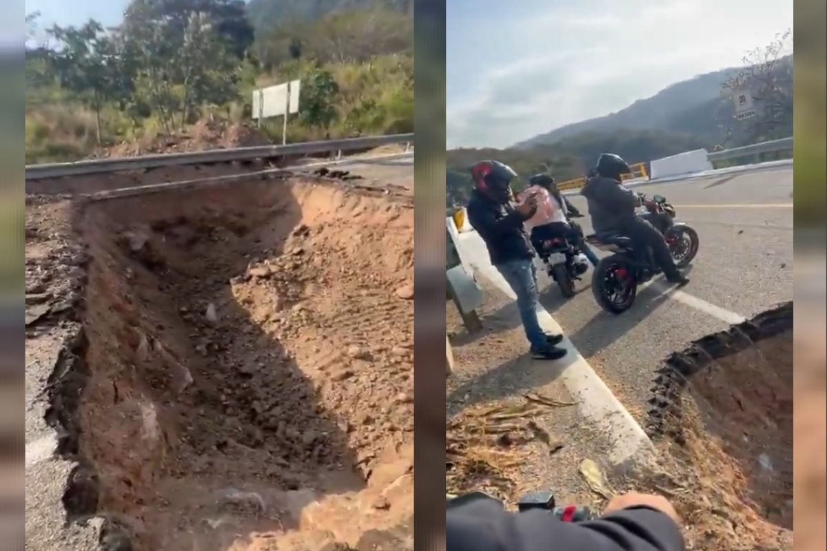 Abren zanja en carretera 544 Jalisco tras operativo federal