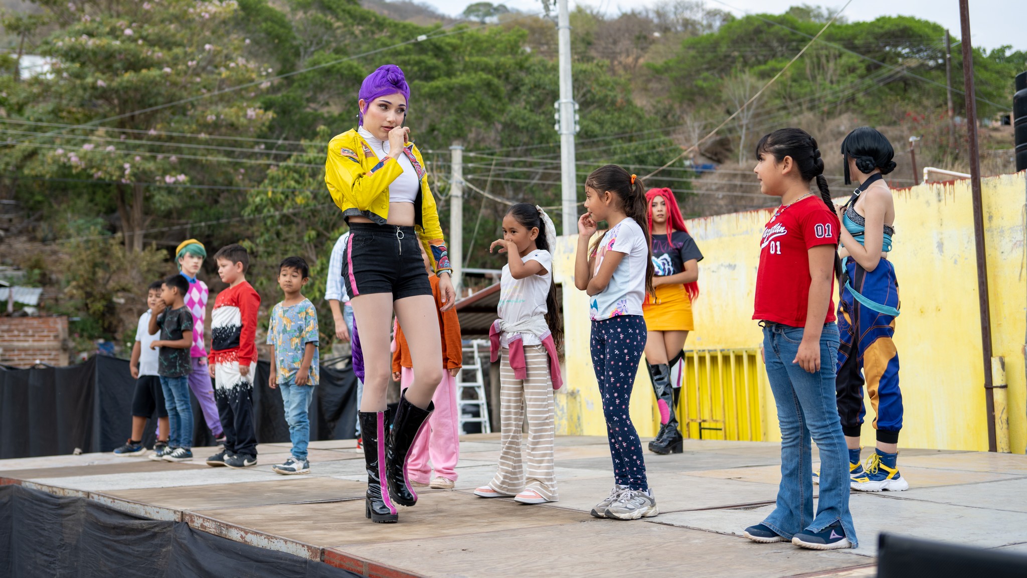 Festejo del Día de la Niñez en La Yerbabuena reúne a familias en Amatlán de Cañas