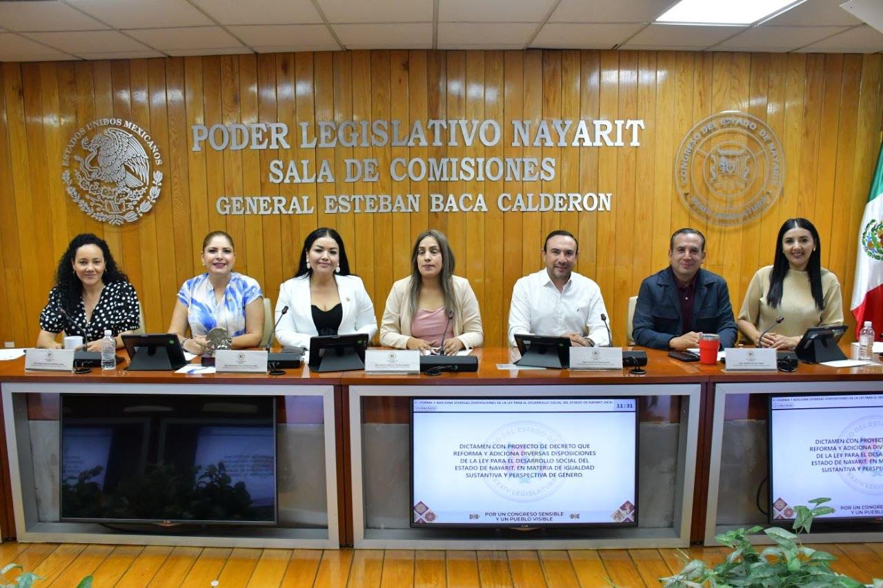 Reforma de igualdad sustantiva avanza en comisiones del Congreso de Nayarit