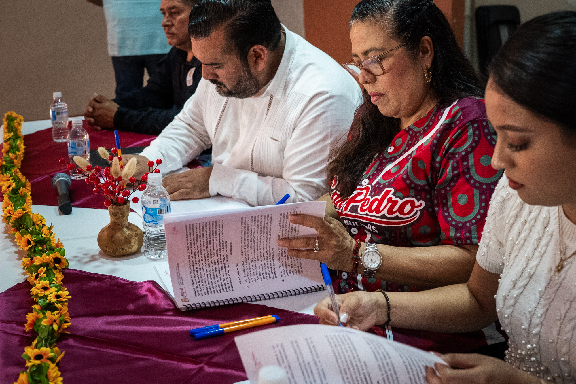 San Pedro Lagunillas firma convenio con SESLAN para fortalecer transparencia y combate a la corrupción