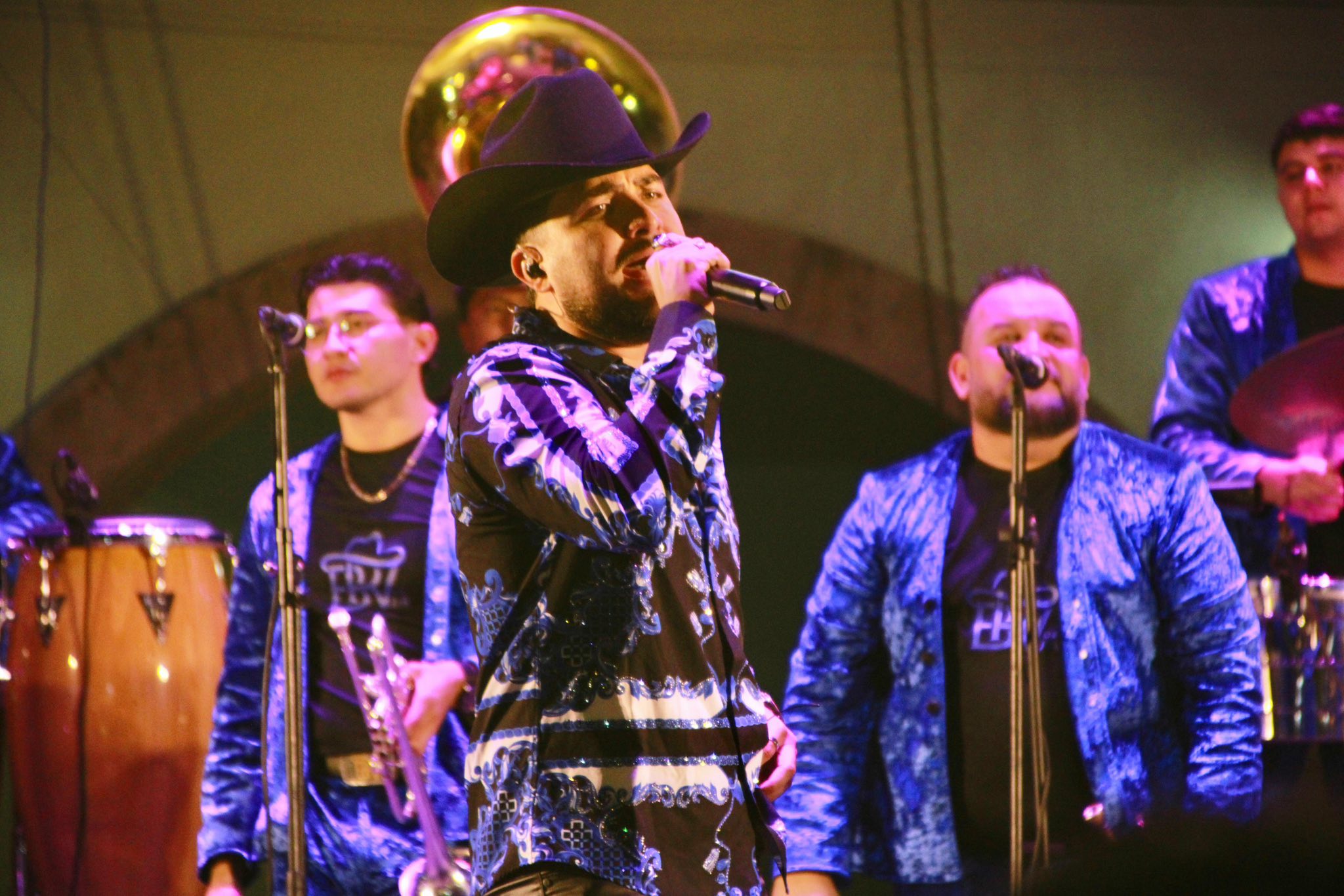 Banda Rancho Viejo protagoniza noche musical en la Feria Regional Santa María del Oro 2026
