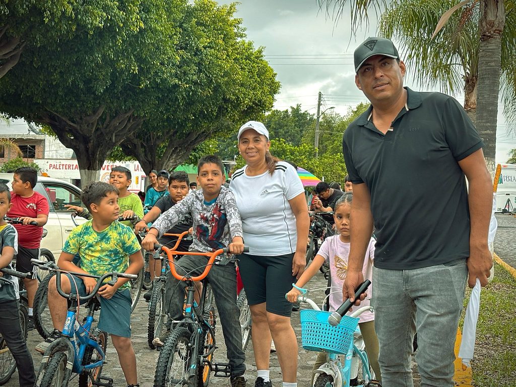 Rodada Ciclista Familiar fortalece la convivencia y promueve estilos de vida saludables en Jala