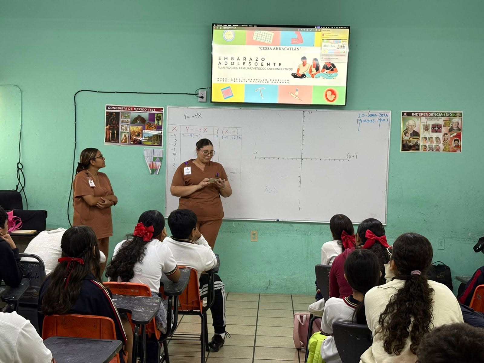 Prevención y salud fortalecen el bienestar estudiantil en Ahuacatlán