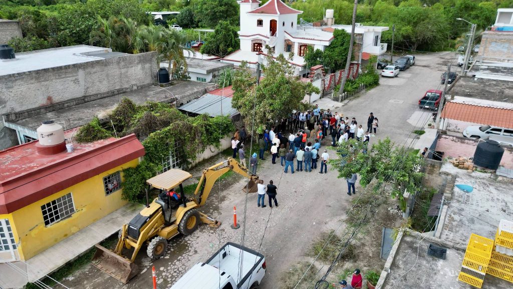 Miguel Ángel Navarro impulsa obras de infraestructura para transformar la colonia Oriental de Tepic