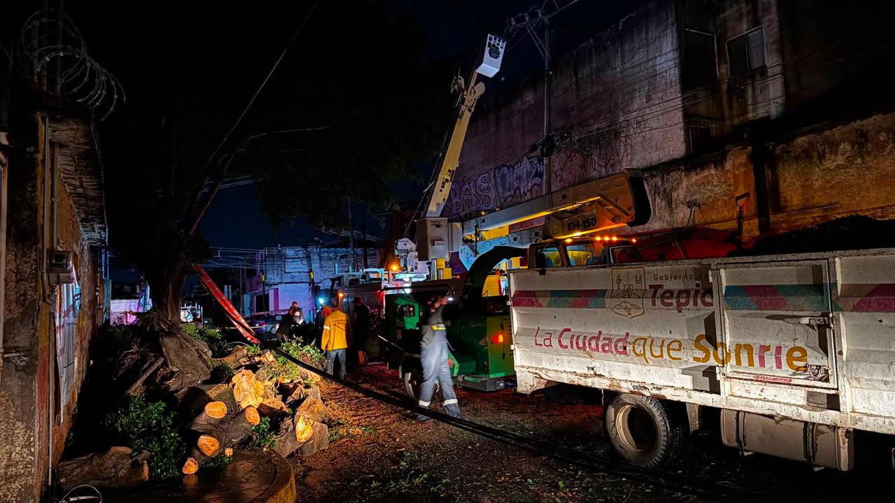 Gobierno de Tepic mantiene monitoreo permanente y acciones preventivas por lluvias