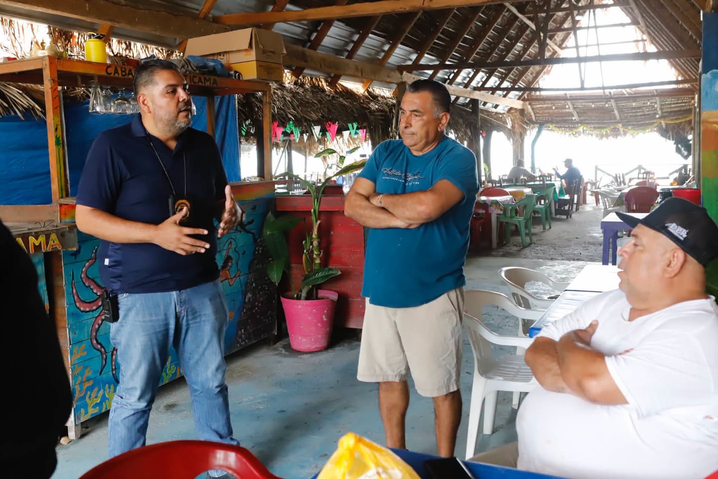 San Blas refuerza recorrido informativo en zona costera ante efectos del huracán Polo