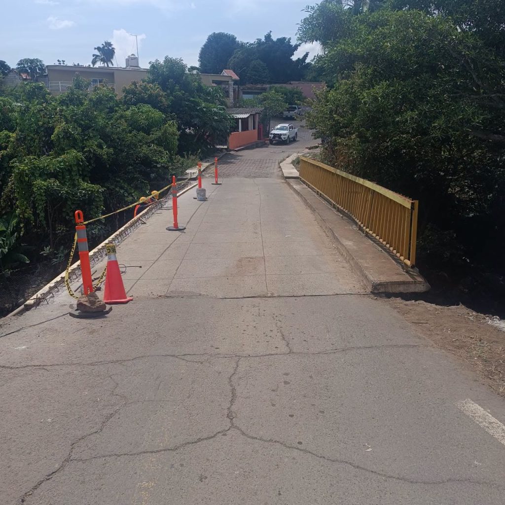 San Pedro Lagunillas reporta avances en la obra del puente de Las Guásimas