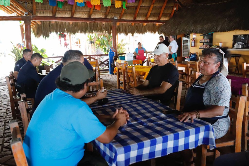 San Blas refuerza recorrido informativo en zona costera ante efectos del huracán Polo