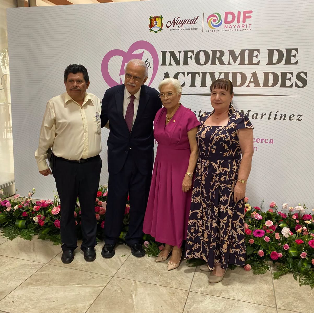 Ahuacatlán participa en el Quinto Informe de Actividades del DIF Nayarit