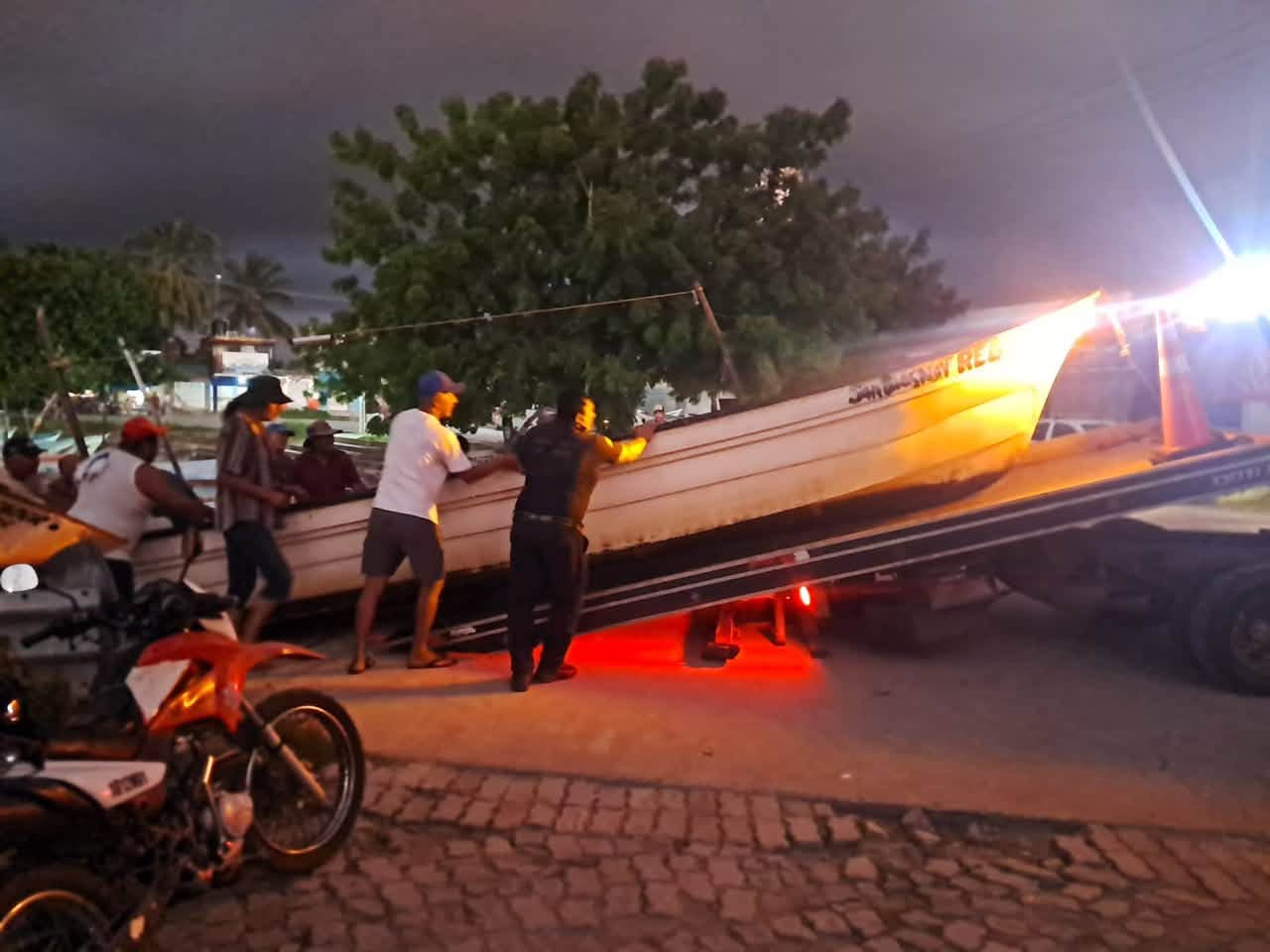 San Blas coordina resguardo de embarcaciones ante el acercamiento del huracán Simón