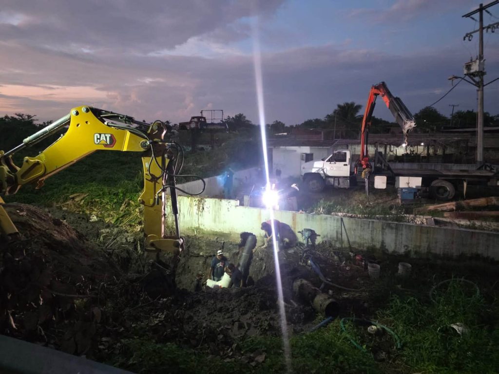 Tuxpan mantiene apagados temporalmente los cárcamos Morelos y Bordo Sur por trabajos de rehabilitación