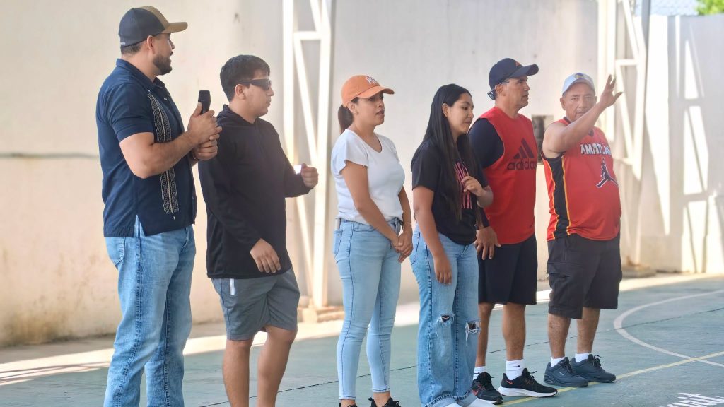 Amatlán de Cañas reúne a jóvenes deportistas en torneo relámpago de básquetbol infantil mixto