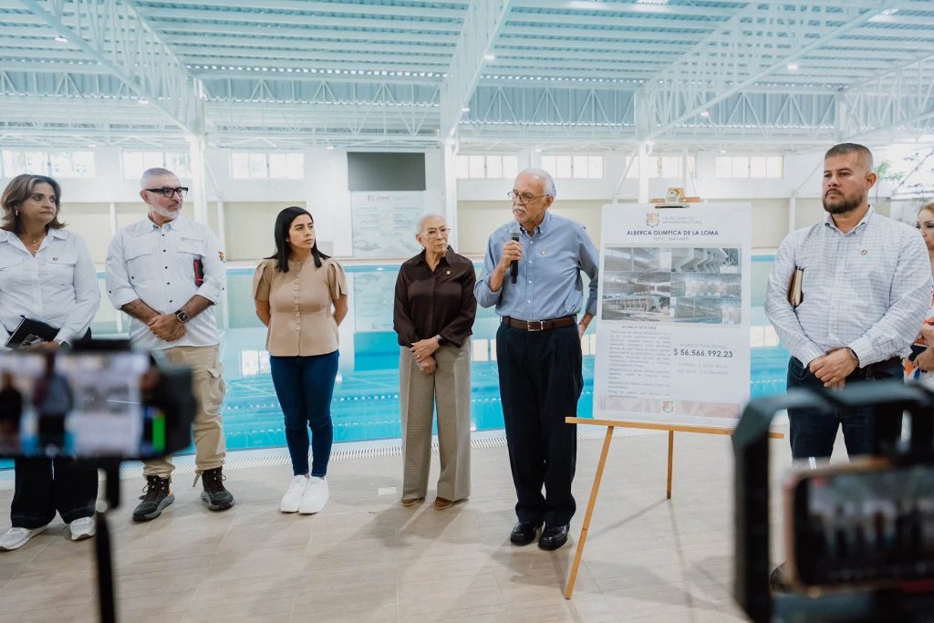 Alberca olímpica de La Loma en Tepic se renueva con inversión superior a 56 millones de pesos